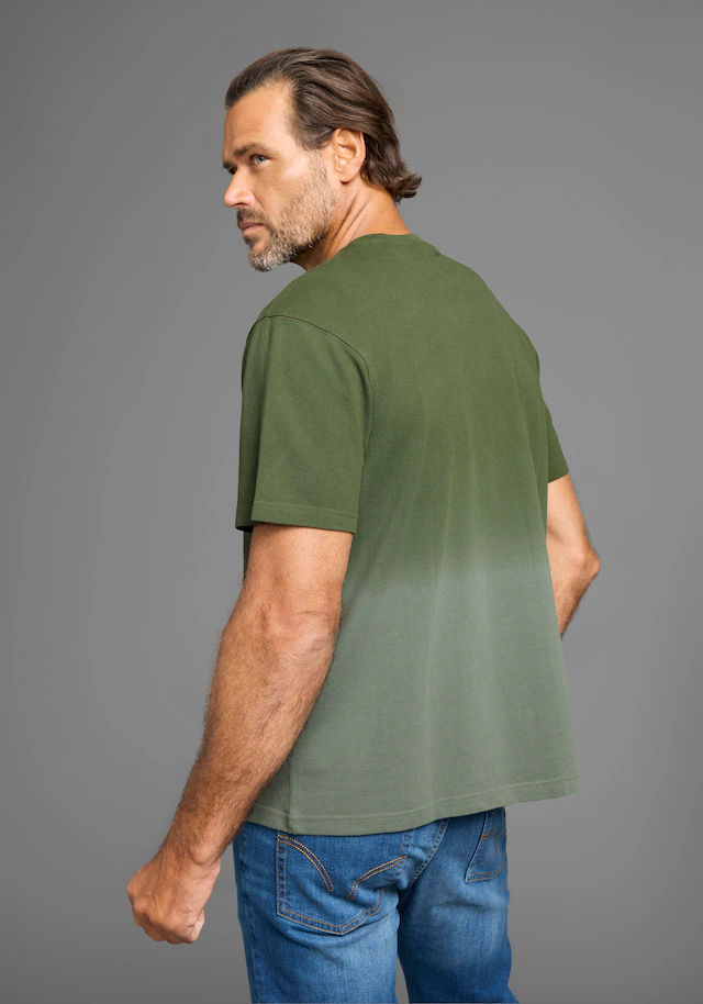 Man's World T-Shirt Kurzarm, Regular Fit, unifarben, Rundhalsausschnitt