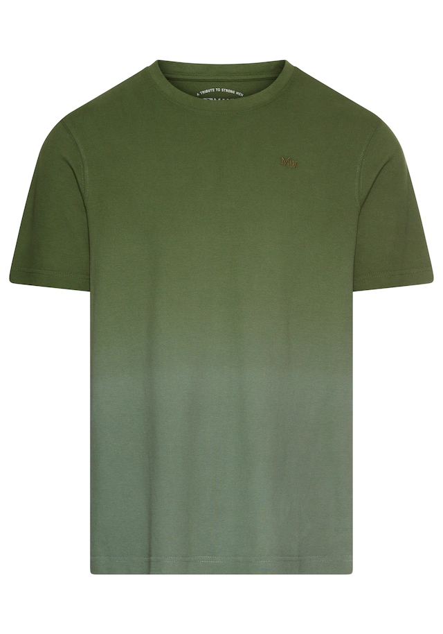 Man's World T-Shirt Kurzarm, Regular Fit, unifarben, Rundhalsausschnitt