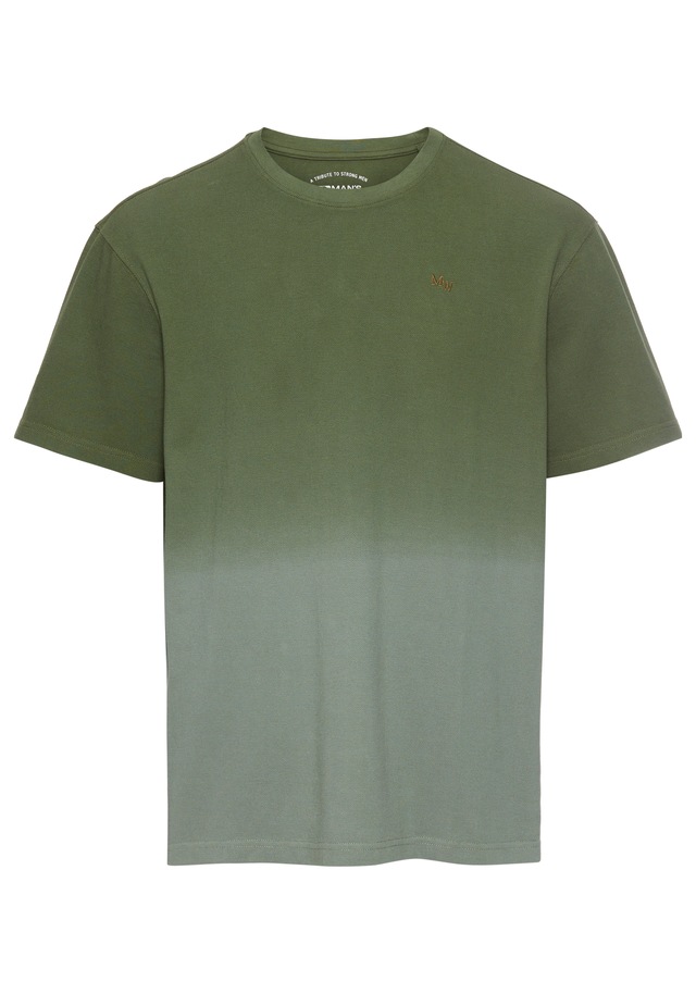 Man's World T-Shirt Kurzarm, Regular Fit, unifarben, Rundhalsausschnitt