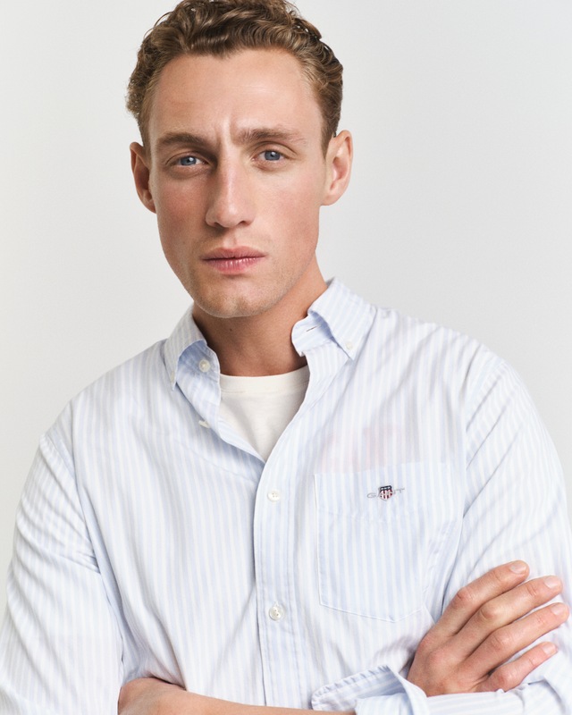 Gant Langarmhemd »REG POPLIN STRIPE SHIRT«