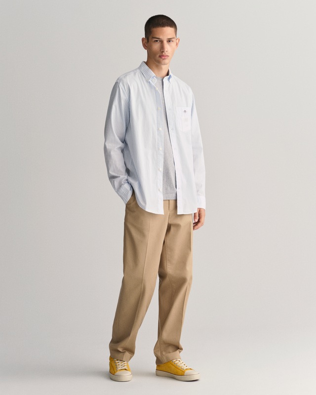 Gant Langarmhemd »REG POPLIN STRIPE SHIRT«