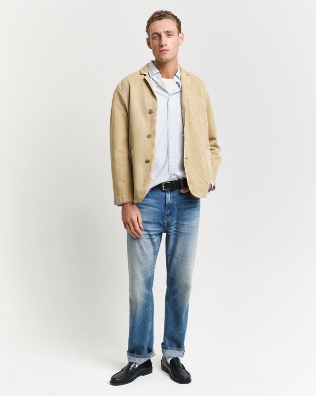 Gant Langarmhemd »REG POPLIN STRIPE SHIRT«