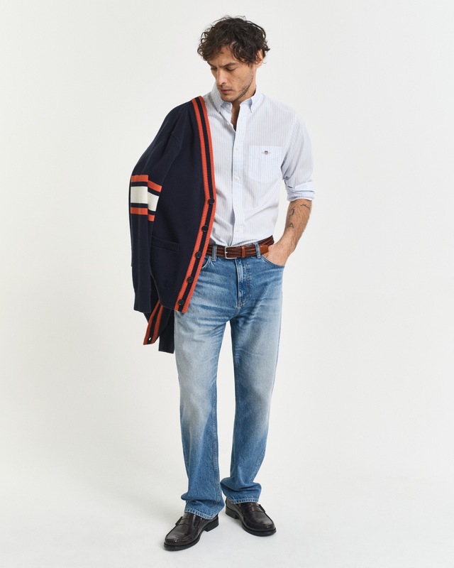 Gant Langarmhemd »REG POPLIN STRIPE SHIRT«