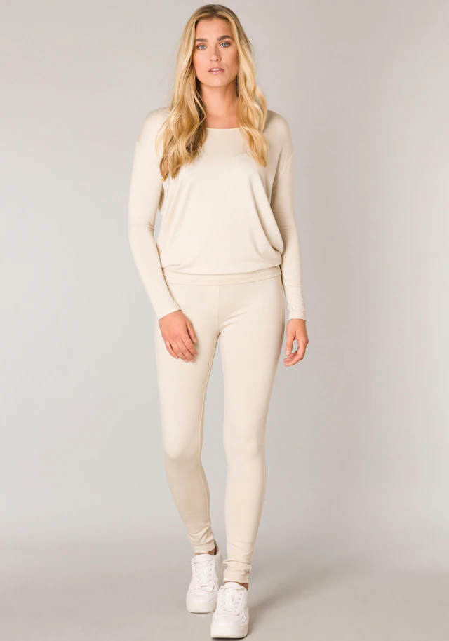 Base Level Treggings mit elastischem Bund und Viskose