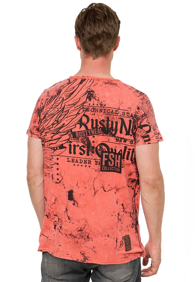 Rusty Neal T-Shirt »Rusty Neal« mit Allover-Print
