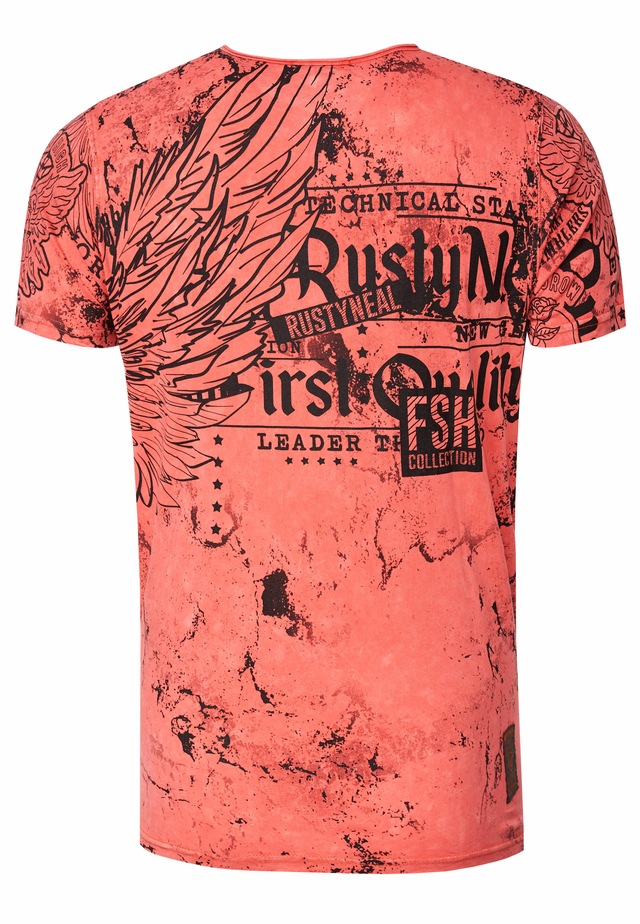 Rusty Neal T-Shirt »Rusty Neal« mit Allover-Print