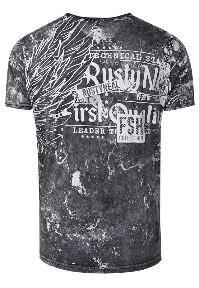 Rusty Neal T-Shirt »Rusty Neal« mit Allover-Print