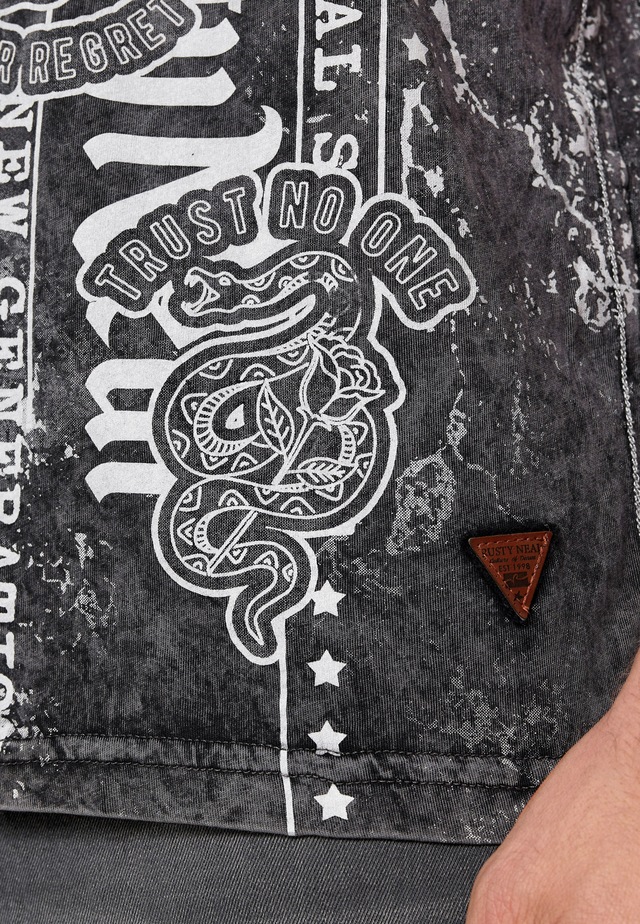 Rusty Neal T-Shirt »Rusty Neal« mit Allover-Print