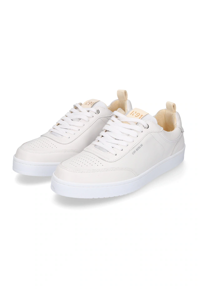 N91 Sneaker »Court M AB Herrensneaker« Turnschuh Leder handgefertigt, sportlicher Freizeitschuh Herren