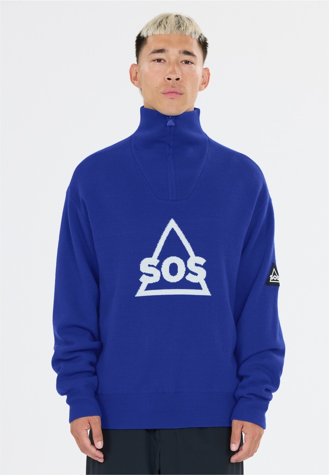 SOS Langarmshirt »Tignes« mit hochabschließendem Kragen