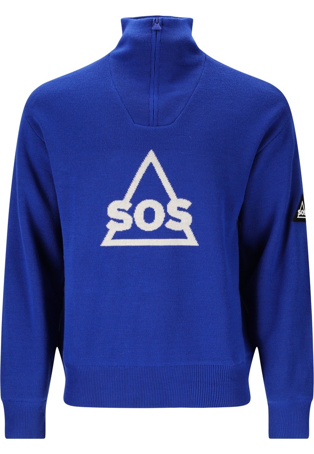 SOS Langarmshirt »Tignes« mit hochabschließendem Kragen
