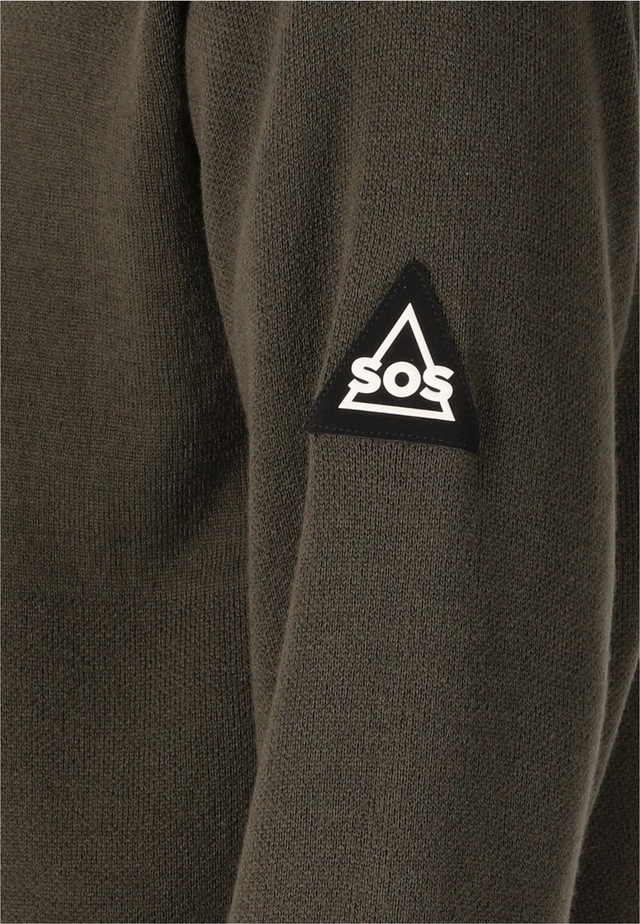 SOS Langarmshirt »Tignes« mit hochabschließendem Kragen