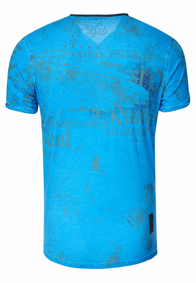Rusty Neal T-Shirt mit Allover-Druck