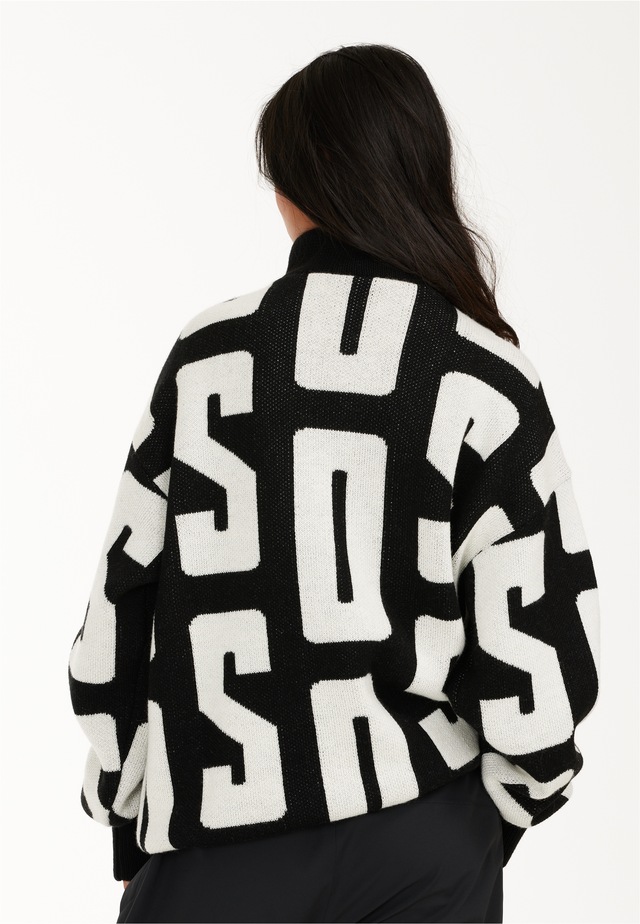 SOS Langarmshirt »Verbier« mit praktischer Reißverschlussleiste
