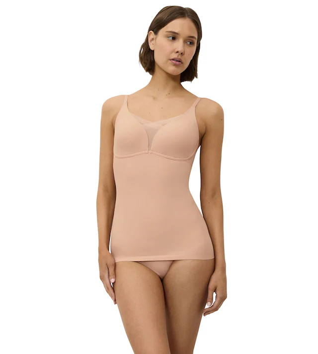 Triumph BH-Hemd »Shape Smart Bra-Shirt« glättend, ohne Bügel, tiefer V-Ausschnitt mit Mesh-Details