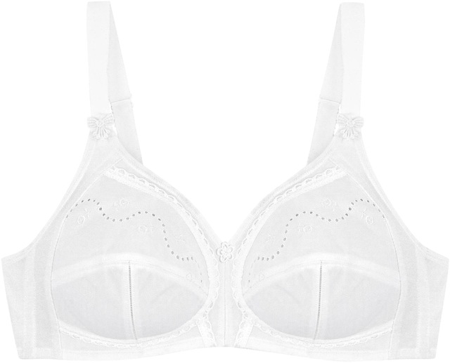 Triumph Bügelloser BH »Doreen + Cotton 01 N« mit zarter Lochstickerei