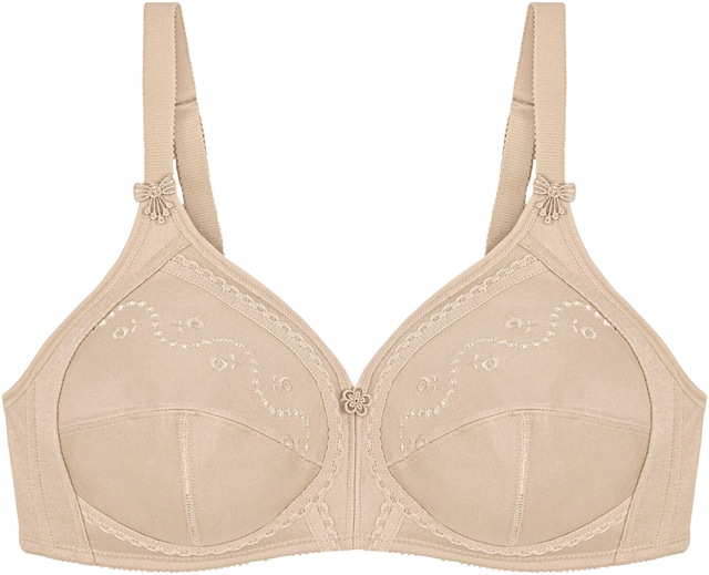 Triumph Bügelloser BH »Doreen + Cotton 01 N« mit zarter Lochstickerei