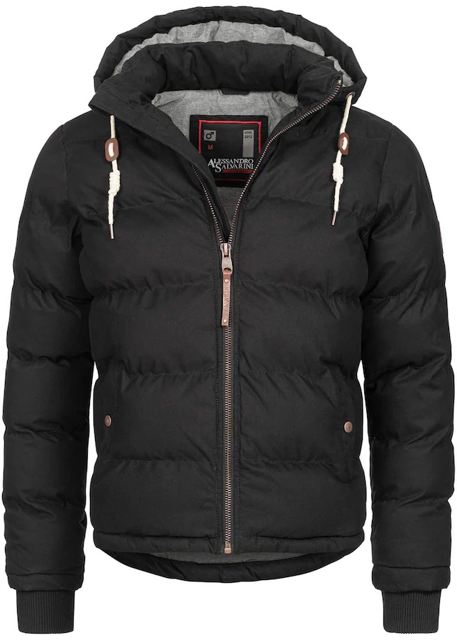 Alessandro Salvarini Winterjacke »ASGinio« mit abnehmbarer Kapuze