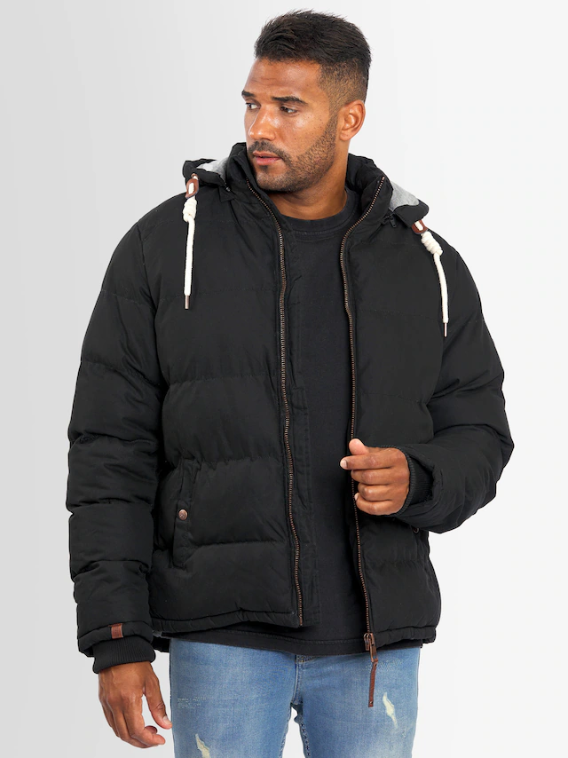 Alessandro Salvarini Winterjacke »ASGinio« mit abnehmbarer Kapuze