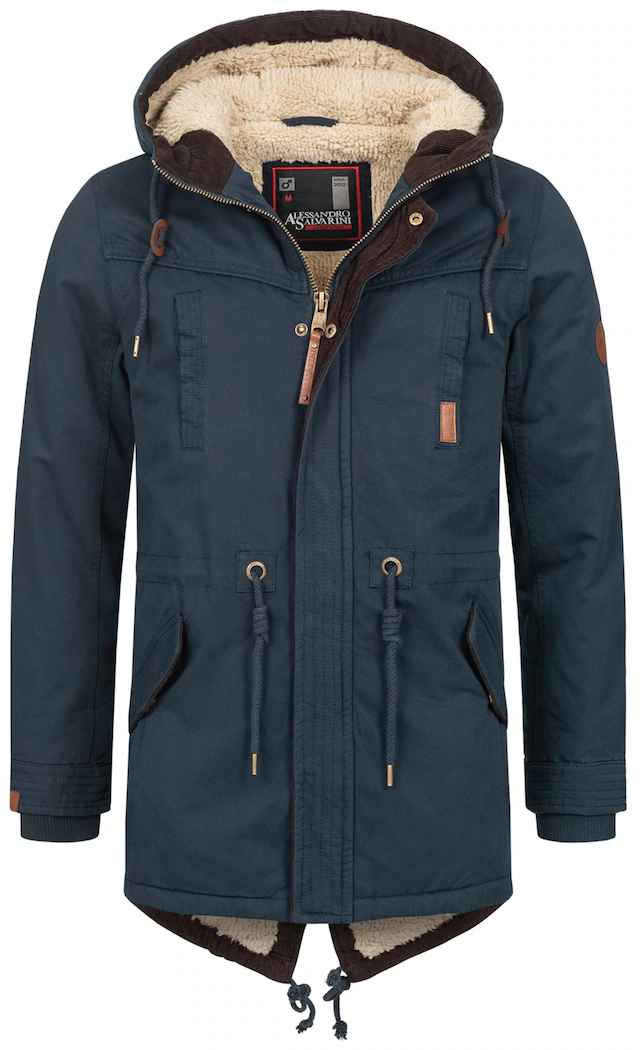 Alessandro Salvarini Winterjacke »ASMenara« mit warmem Teddyfell