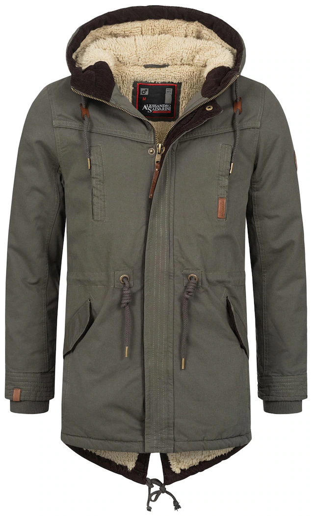 Alessandro Salvarini Winterjacke »ASMenara« mit warmem Teddyfell