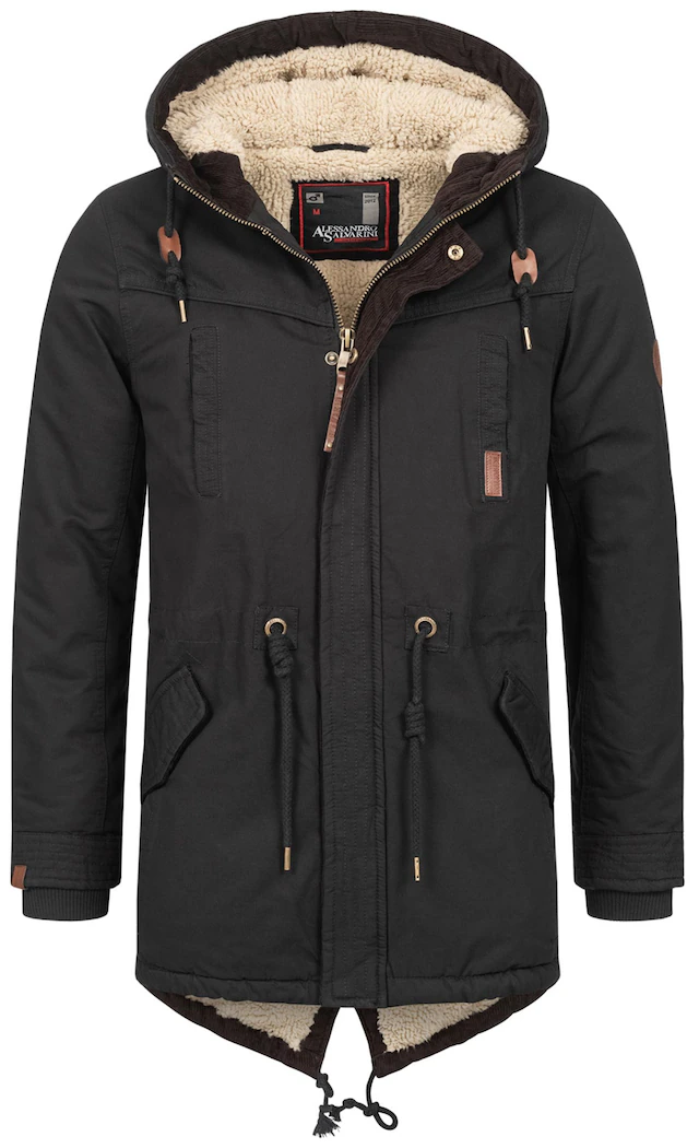 Alessandro Salvarini Winterjacke »ASMenara« mit warmem Teddyfell