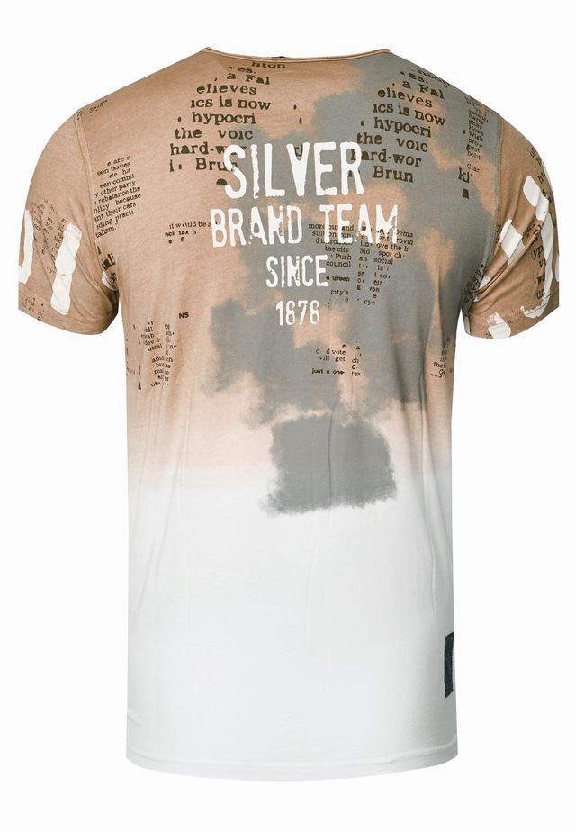Rusty Neal T-Shirt mit farblichem Übergang