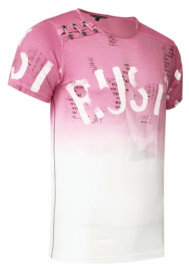 Rusty Neal T-Shirt mit farblichem Übergang