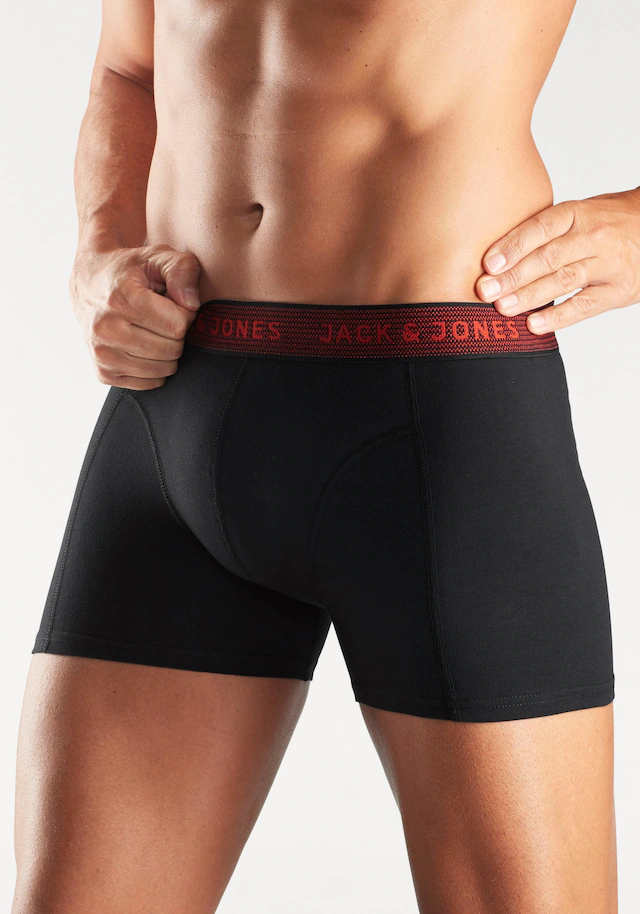 Jack & Jones Boxer »JAC Waistband Trunks« Packung, 3er-Pack, 3 Stk.