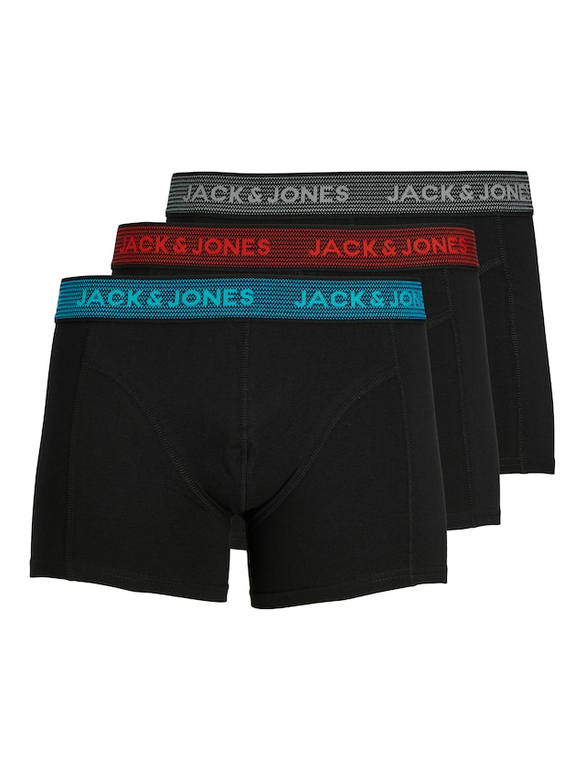 Jack & Jones Boxer »JAC Waistband Trunks« Packung, 3er-Pack, 3 Stk.