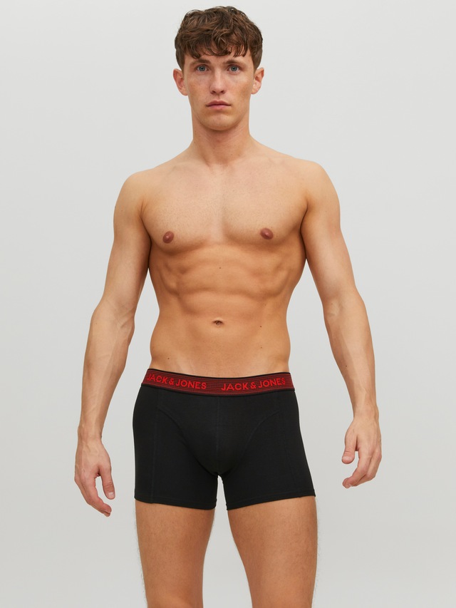 Jack & Jones Boxer »JAC Waistband Trunks« Packung, 3er-Pack, 3 Stk.