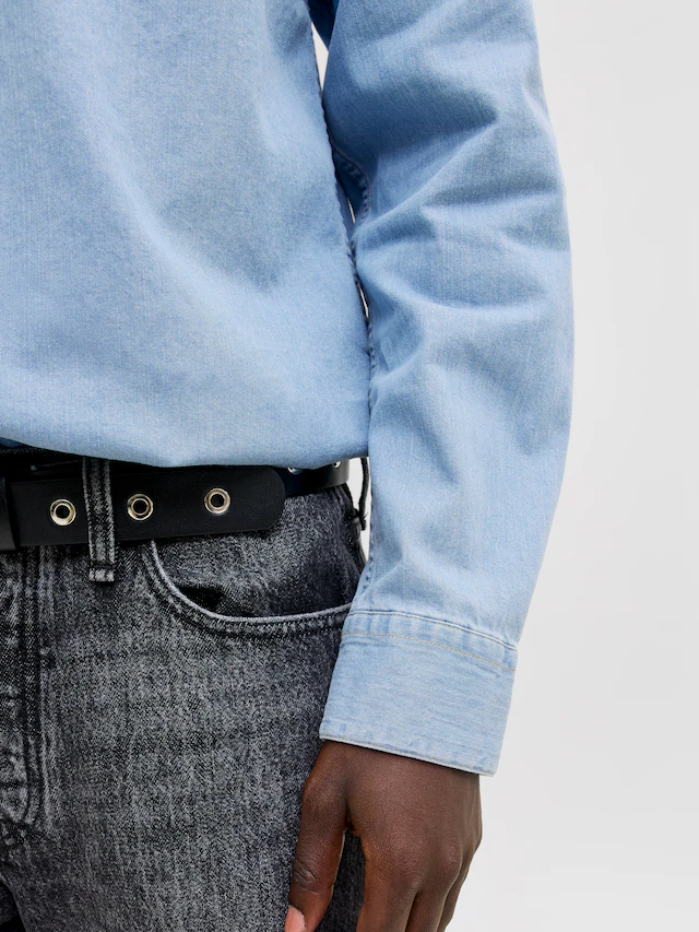 Jack & Jones Langarmhemd »JJESHERIDAN SHIRT L/S NOOS« mit angesetzter Brusttasche
