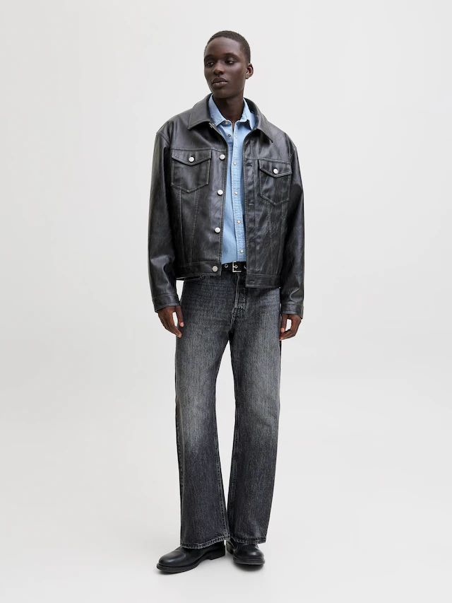 Jack & Jones Langarmhemd »JJESHERIDAN SHIRT L/S NOOS« mit angesetzter Brusttasche
