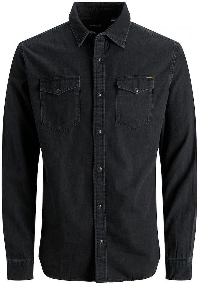 Jack & Jones Langarmhemd »JJESHERIDAN SHIRT L/S NOOS« mit angesetzter Brusttasche