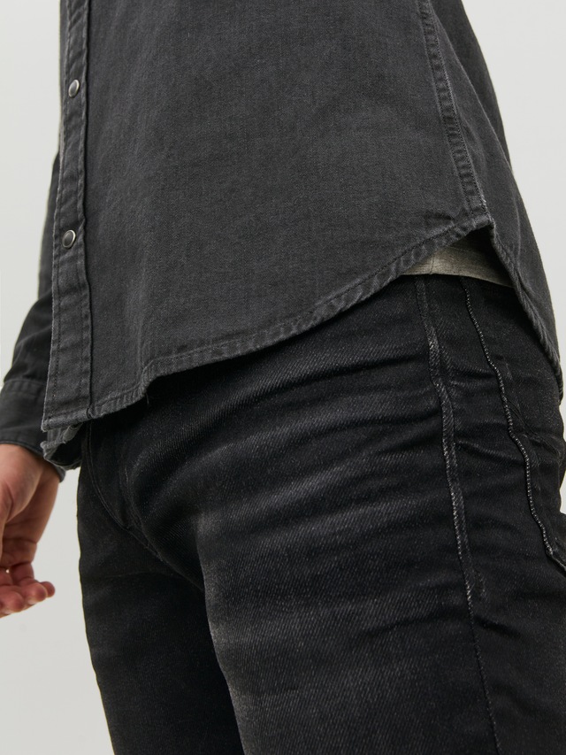 Jack & Jones Langarmhemd »JJESHERIDAN SHIRT L/S NOOS« mit angesetzter Brusttasche