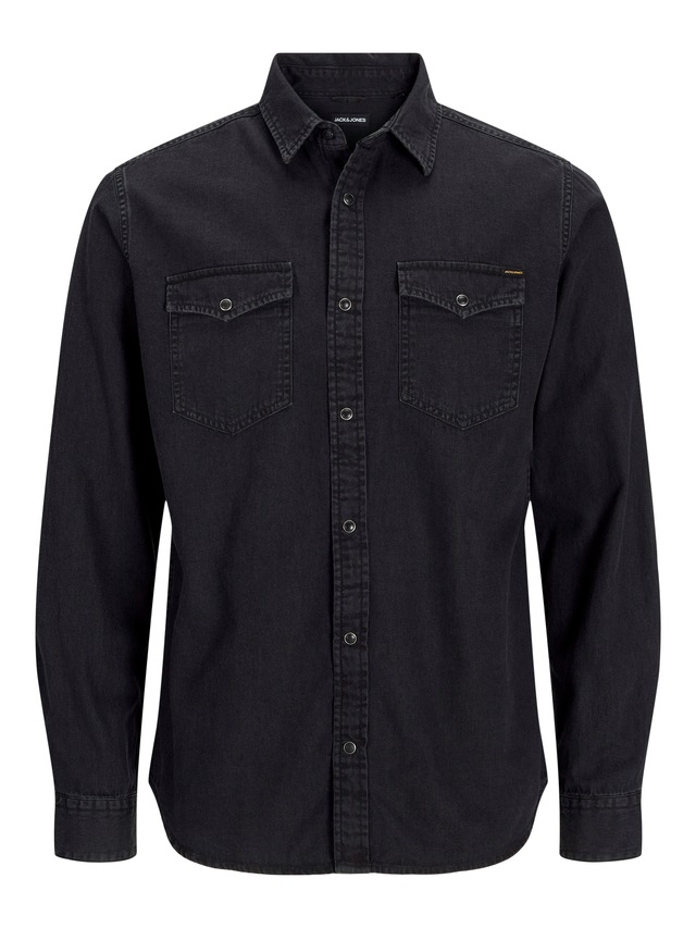 Jack & Jones Langarmhemd »JJESHERIDAN SHIRT L/S NOOS« mit angesetzter Brusttasche