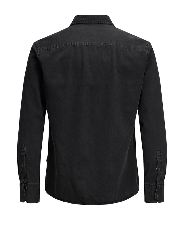 Jack & Jones Langarmhemd »JJESHERIDAN SHIRT L/S NOOS« mit angesetzter Brusttasche