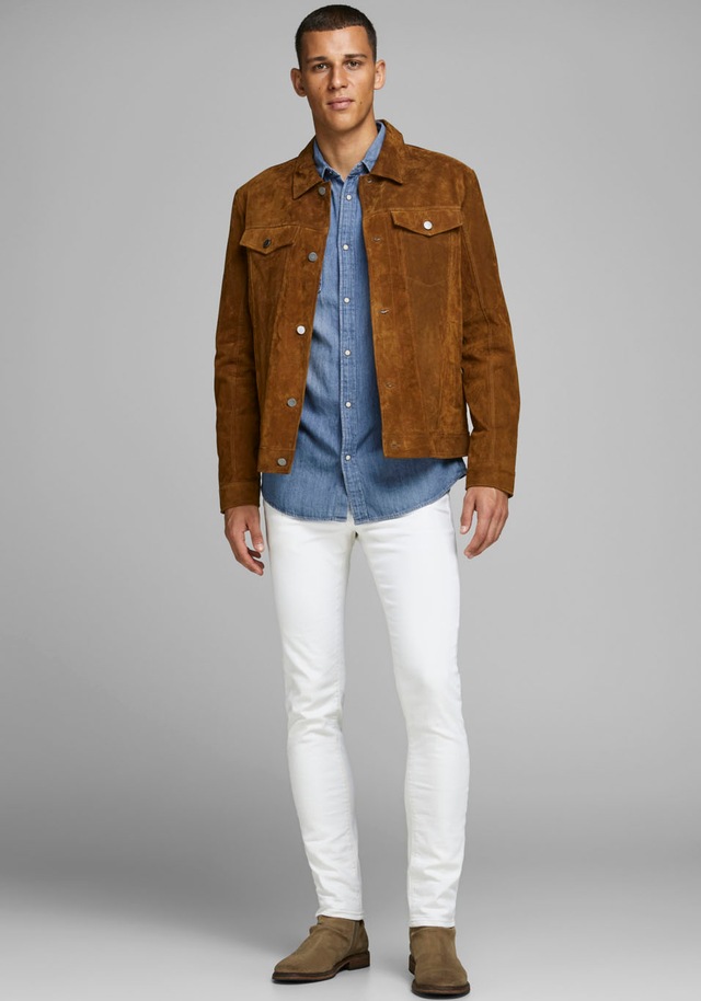 Jack & Jones Langarmhemd »JJESHERIDAN SHIRT L/S NOOS« mit angesetzter Brusttasche
