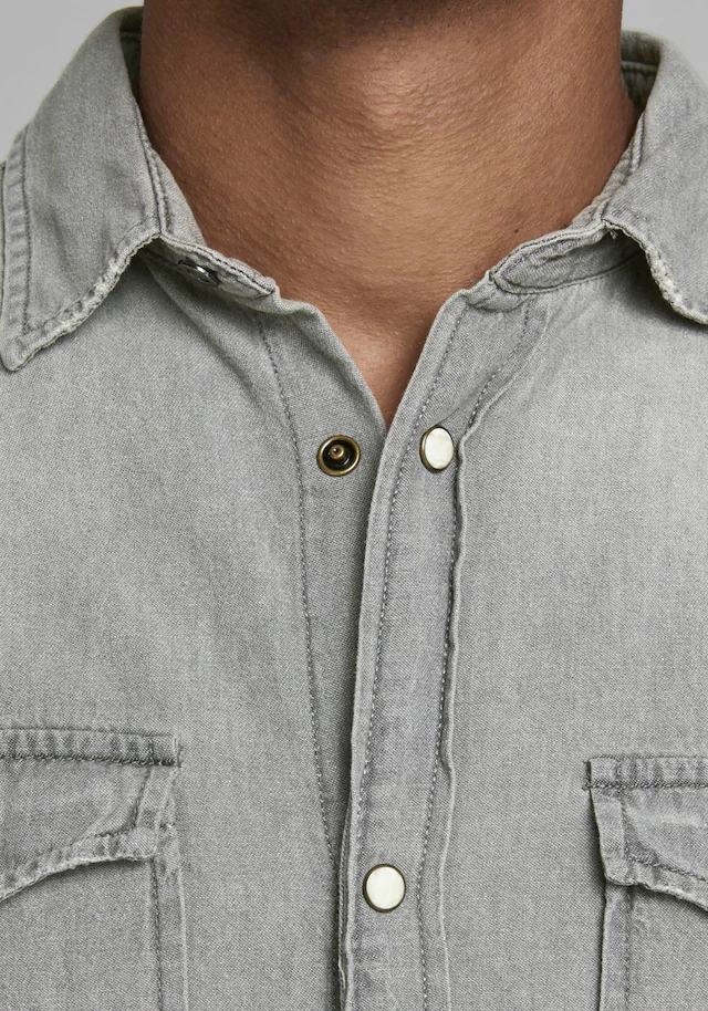 Jack & Jones Langarmhemd »JJESHERIDAN SHIRT L/S NOOS« mit angesetzter Brusttasche