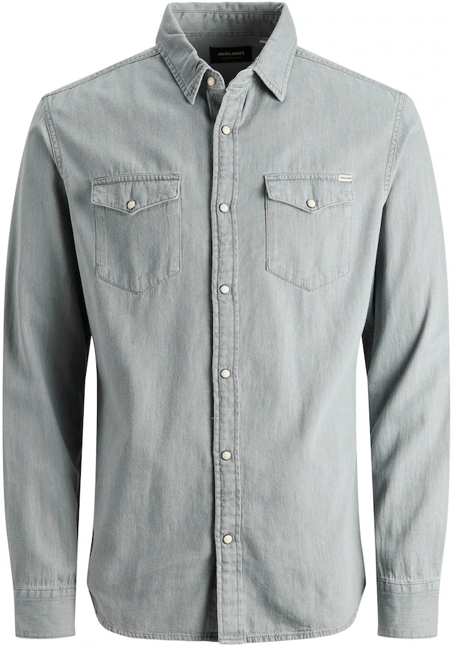 Jack & Jones Langarmhemd »JJESHERIDAN SHIRT L/S NOOS« mit angesetzter Brusttasche