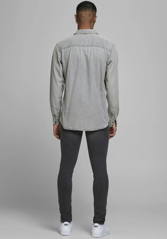 Jack & Jones Langarmhemd »JJESHERIDAN SHIRT L/S NOOS« mit angesetzter Brusttasche