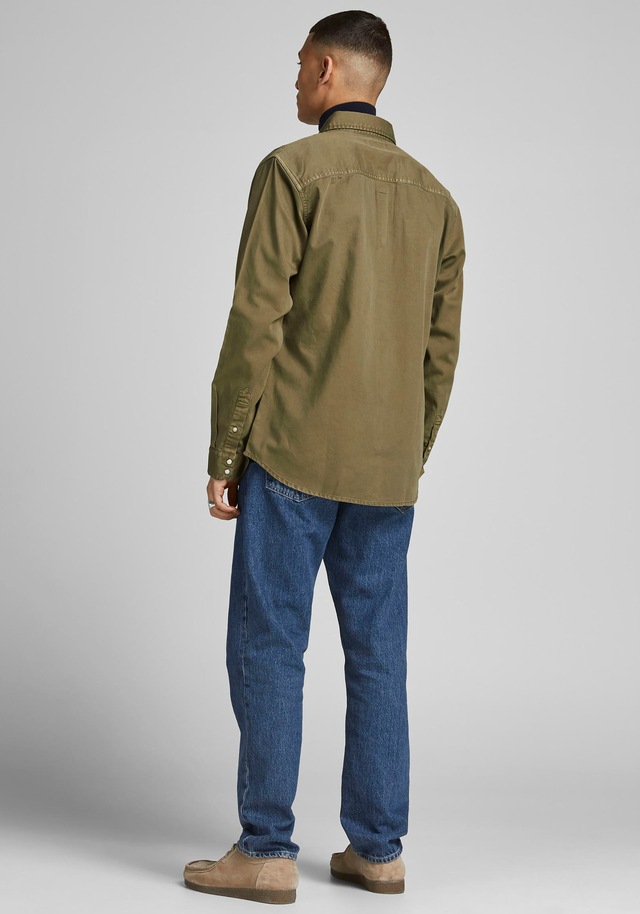 Jack & Jones Langarmhemd »JJESHERIDAN SHIRT L/S NOOS« mit angesetzter Brusttasche