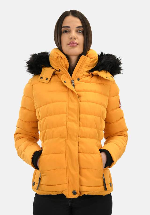 Navahoo Steppjacke »Chloe« hochwertige Winterjacke mit abnehmbarer Kapuze