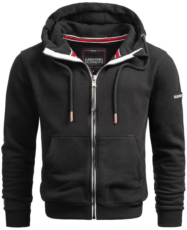 Alessandro Salvarini Sweatjacke »ASBergamo« aus hochwertigem, warmem Material