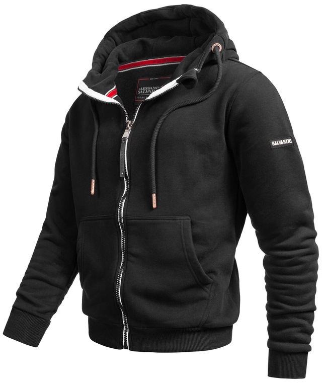 Alessandro Salvarini Sweatjacke »ASBergamo« aus hochwertigem, warmem Material