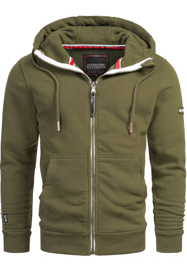 Alessandro Salvarini Sweatjacke »ASBergamo« aus hochwertigem, warmem Material