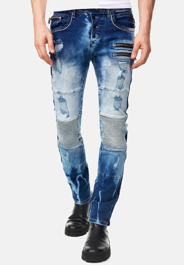 Rusty Neal Slim-fit-Jeans »MISATO« im modischen Used-Look