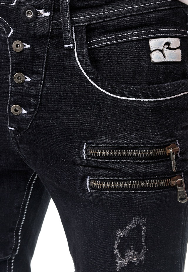Rusty Neal Slim-fit-Jeans »MISATO« im modischen Used-Look