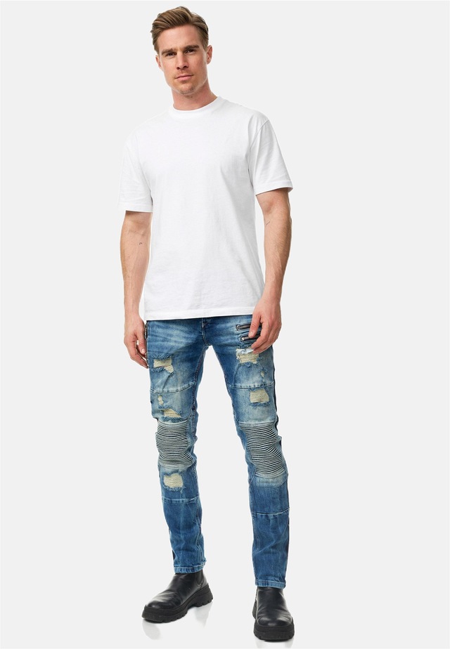 Rusty Neal Slim-fit-Jeans »MISATO« im modischen Used-Look
