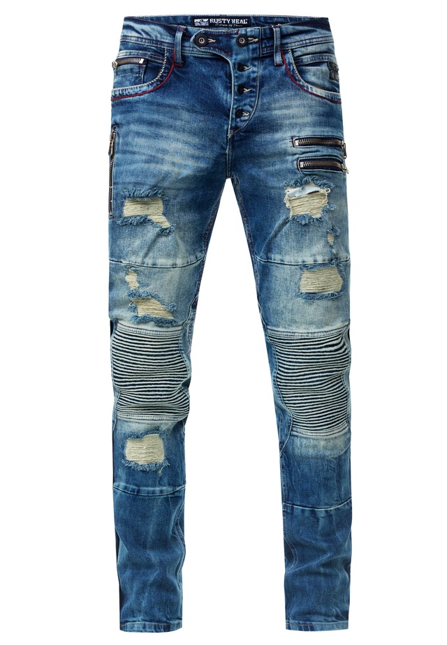 Rusty Neal Slim-fit-Jeans »MISATO« im modischen Used-Look